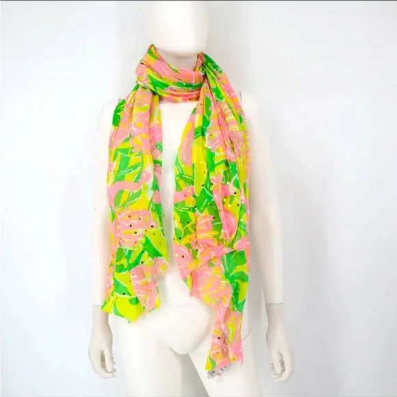RARE LILLY PULITZER RESORT
SCARF WRAP
OVERSIZED - Picture 1 of 8